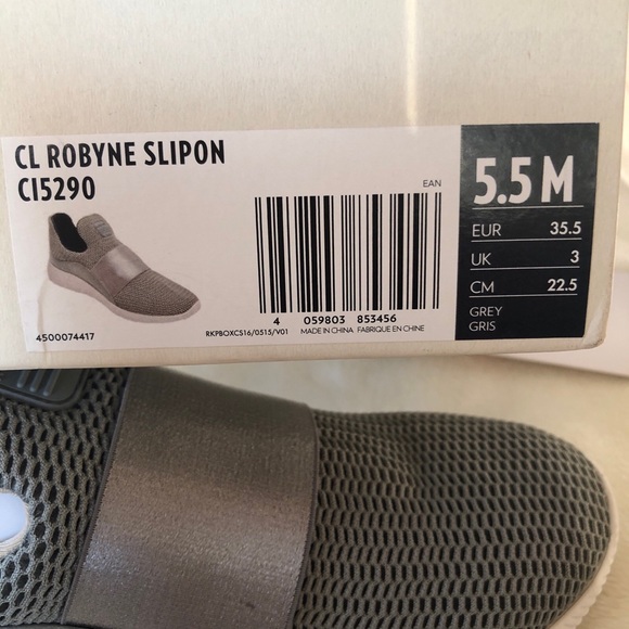 ROCKPORT Womens Slip On Shoes CL ROBYNE SLIPON Size 5.5 M Stone GREY New - Picture 8 of 9
